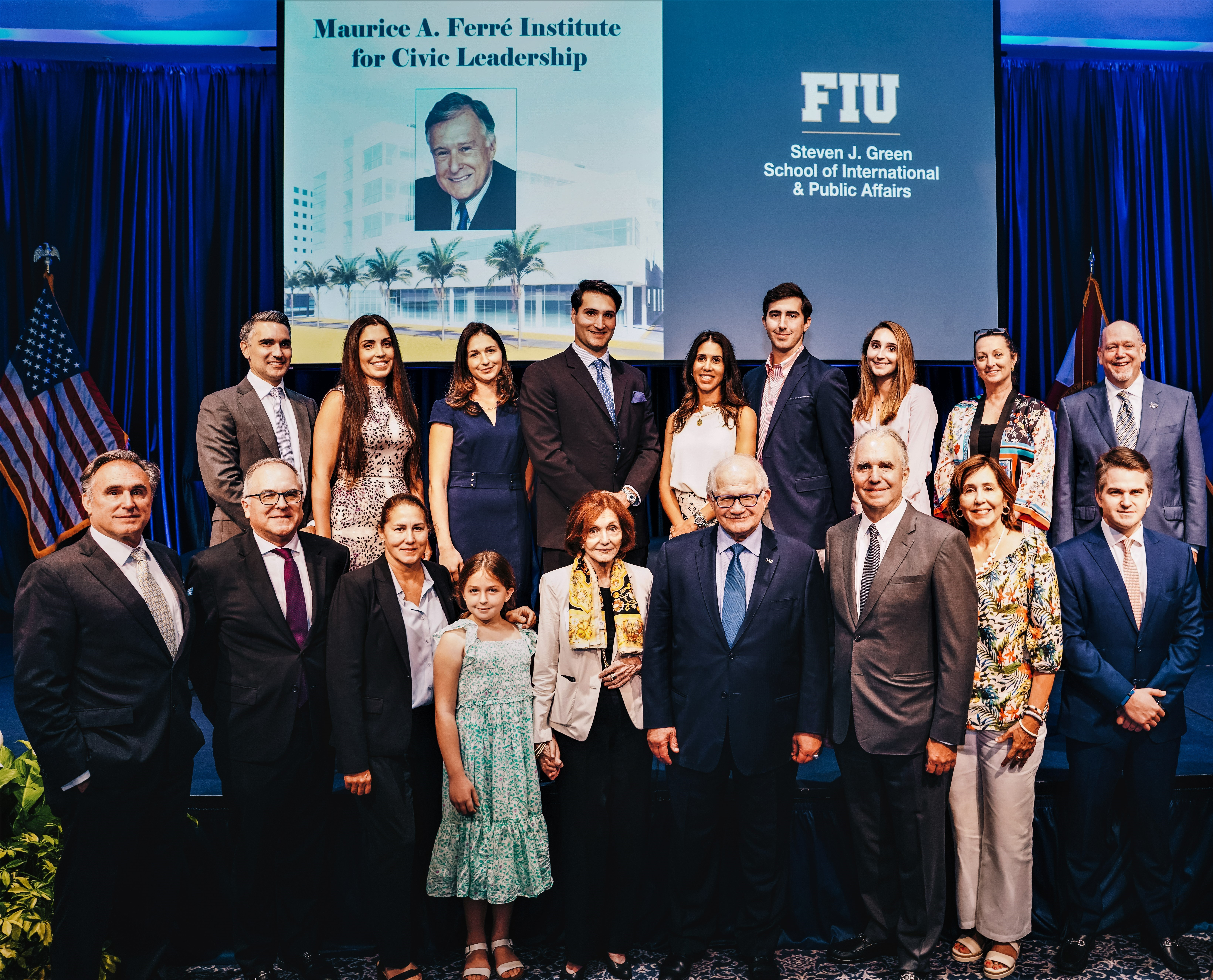 Ferré Family signing agreement with FIU, May 12, 2021