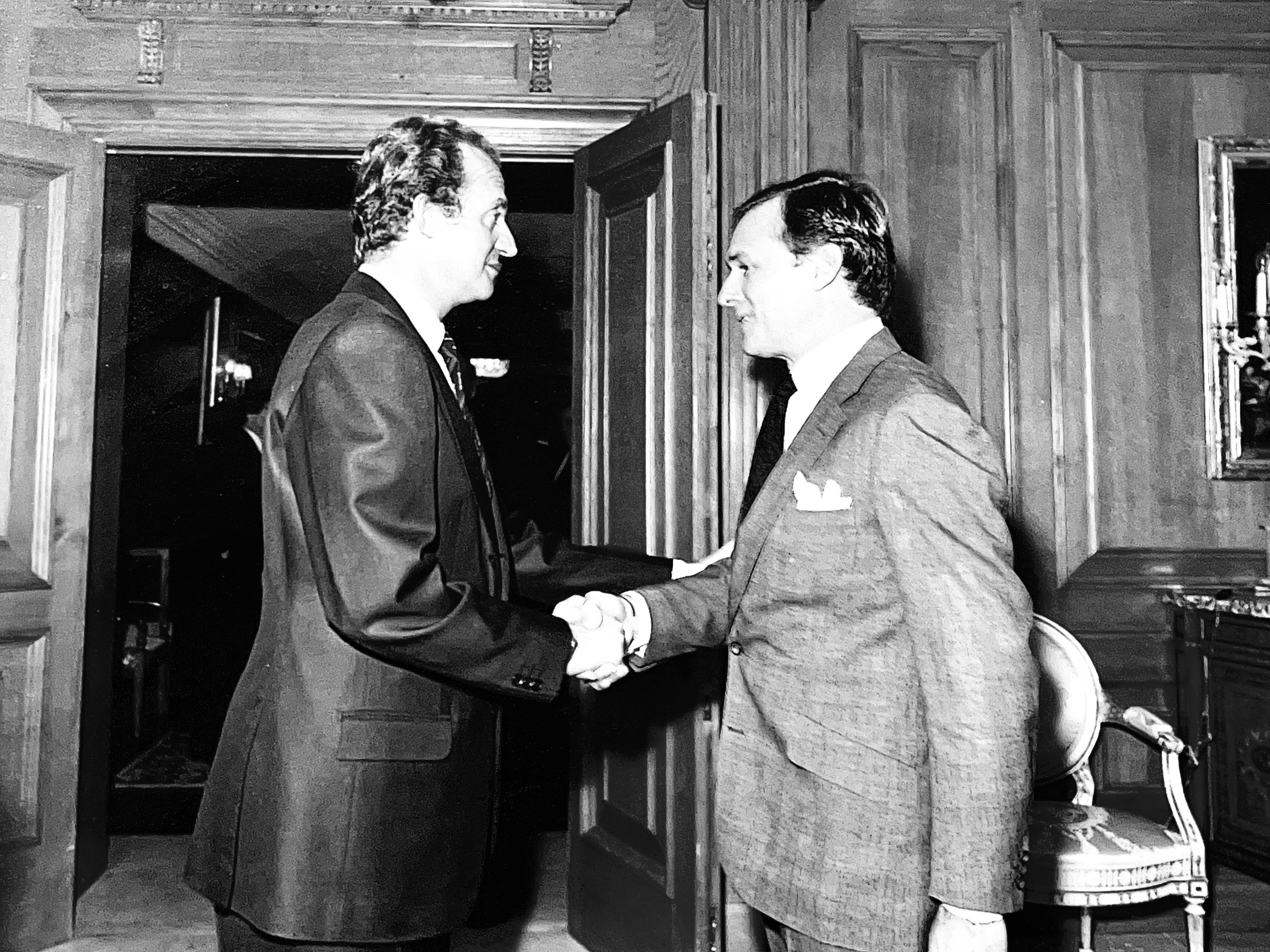 King Juan Carlos of Spain with Mayor MAF, 1980s